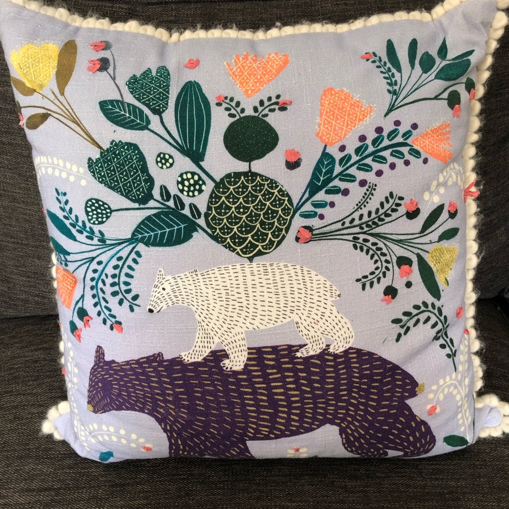 Anthropologie decorative pillow